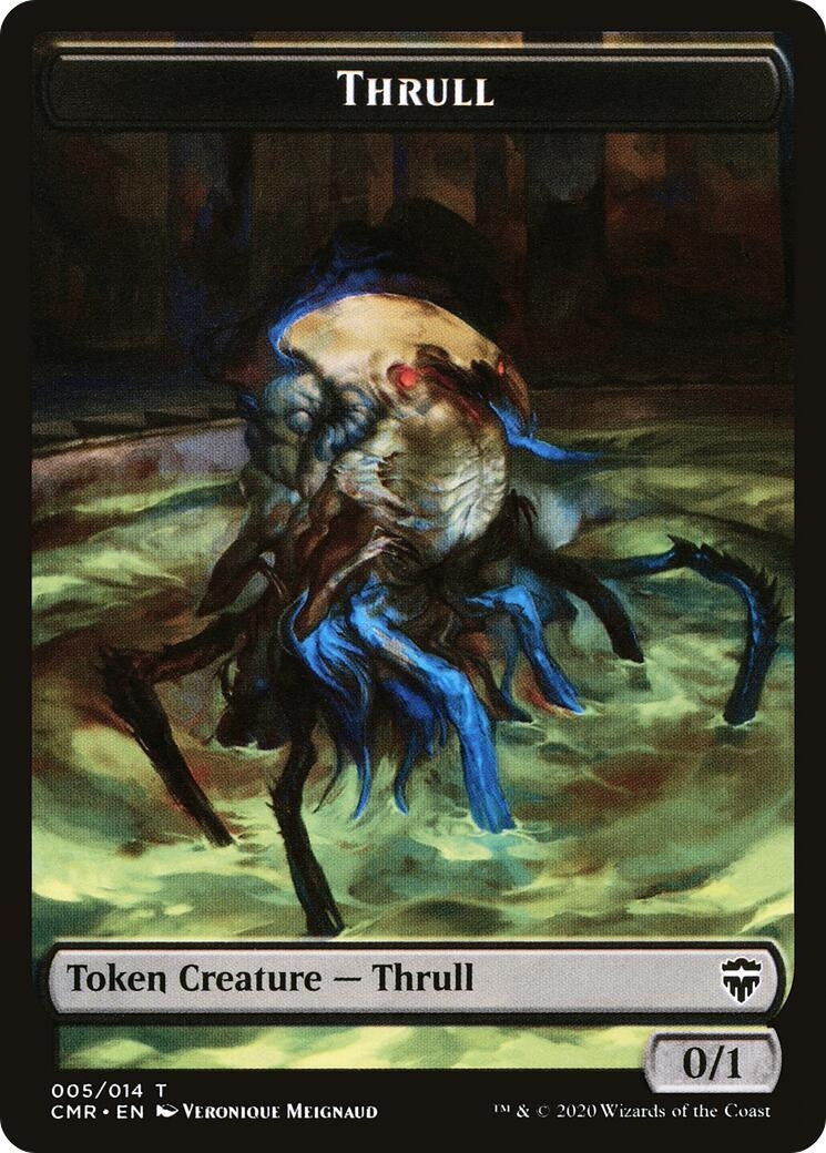 Image for Thrull // Treasure Double-Sided Token (5 // 12) (Commander Legends) - Magic: The Gathering