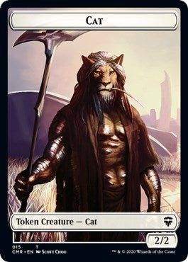 Image for Cat // Soldier Double-Sided Token (15 // 16) (Commander Legends) - Magic: The Gathering