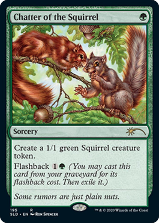 Image for Chatter of the Squirrel (195) (Secret Lair Drop Series) - Magic: The Gathering