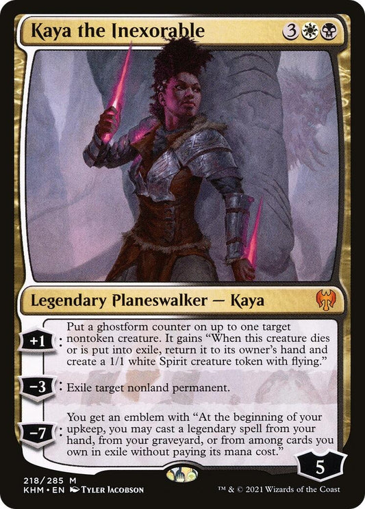 Image for Kaya the Inexorable (218) (Kaldheim) - Magic: The Gathering