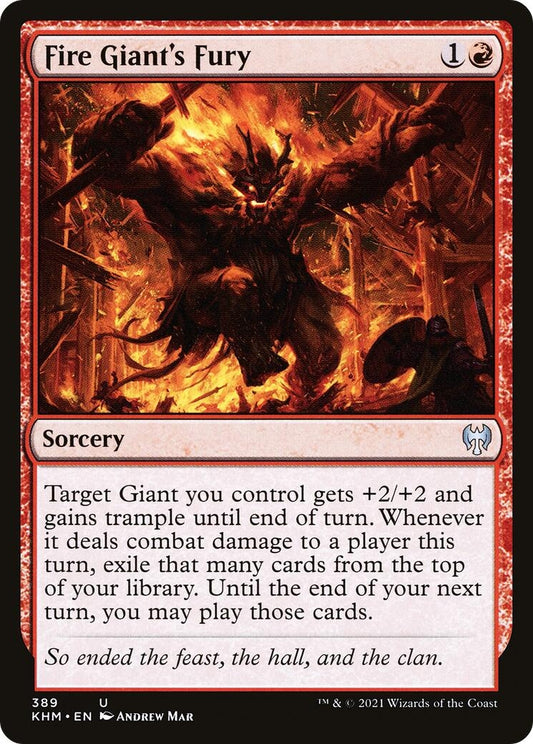 Image for Fire Giant's Fury (389) (Kaldheim) - Magic: The Gathering
