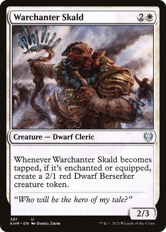 Image for Warchanter Skald (381) (Kaldheim) - Magic: The Gathering
