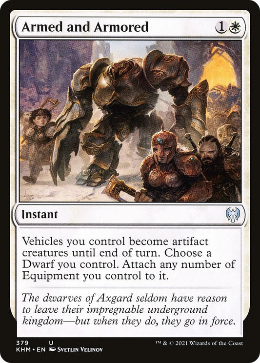 Image for Armed and Armored (379) (Kaldheim) - Magic: The Gathering