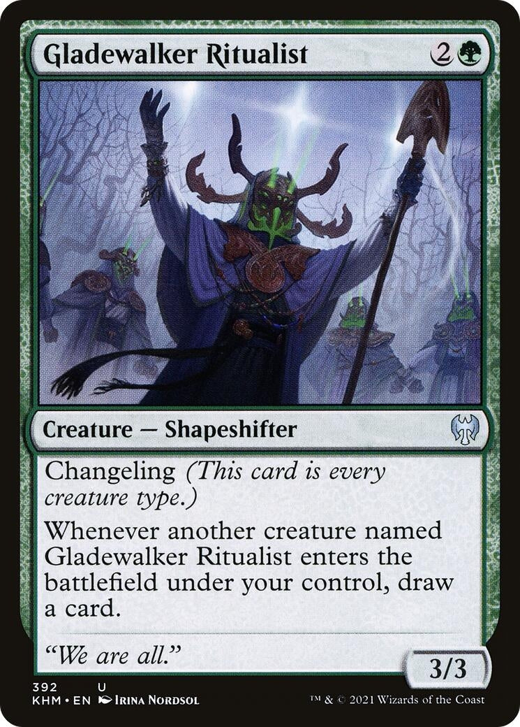 Image for Gladewalker Ritualist (392) (Kaldheim) - Magic: The Gathering