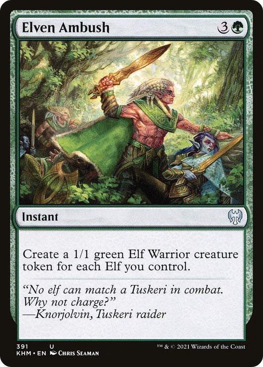 Image for Elven Ambush (391) (Kaldheim) - Magic: The Gathering