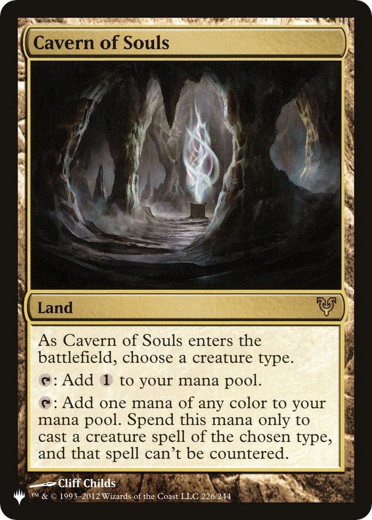 Image for Cavern of Souls (226/244) (The List Reprints) - Magic: The Gathering