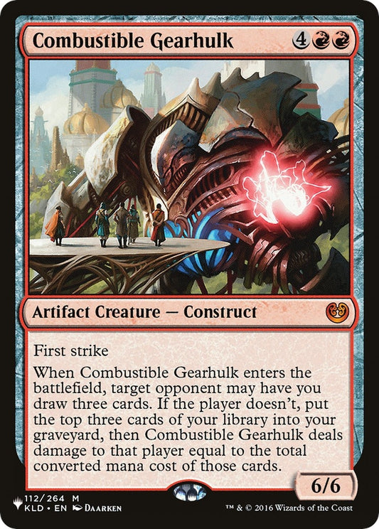 Image for Combustible Gearhulk (112/264) (The List Reprints) - Magic: The Gathering