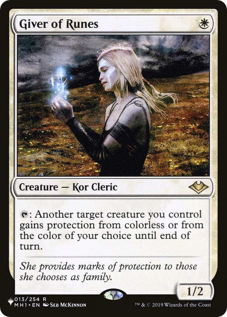 Image for Giver of Runes (013/254) (The List Reprints) - Magic: The Gathering