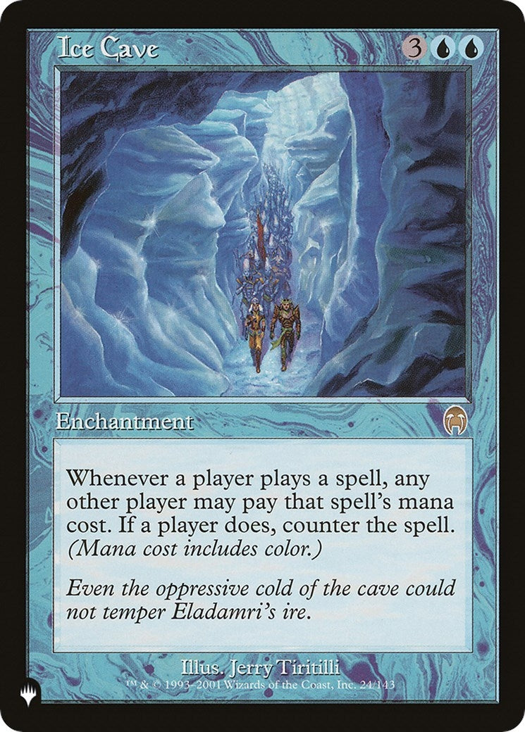Image for Ice Cave (24/143) (The List Reprints) - Magic: The Gathering