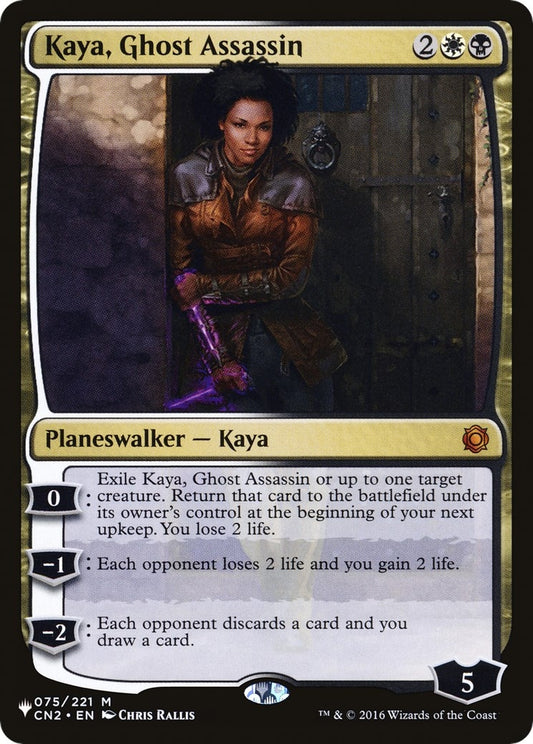 Image for Kaya, Ghost Assassin (075/221) (The List Reprints) - Magic: The Gathering