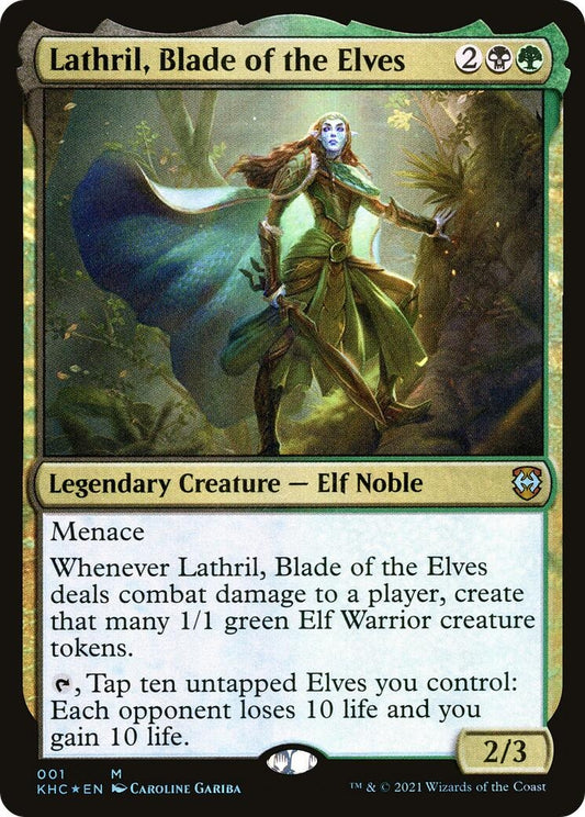 Image for Lathril, Blade of the Elves (1) (Commander: Kaldheim) - Magic: The Gathering
