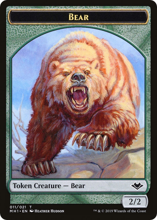 Image for Bear // Spirit Double-Sided Token (11 // 16) (Modern Horizons) - Magic: The Gathering