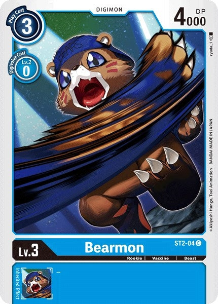 Image for Bearmon (ST2-04 C) (Starter Deck 02: Cocytus Blue) - Digimon Card Game