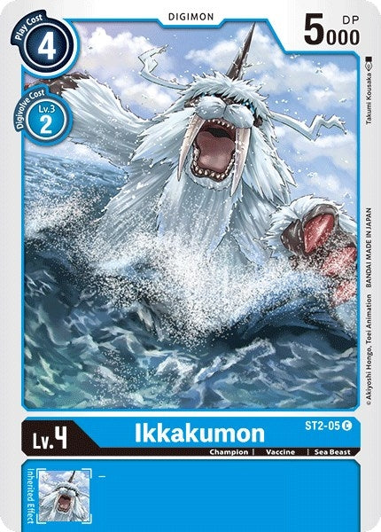 Image for Ikkakumon (ST2-05 C) (Starter Deck 02: Cocytus Blue) - Digimon Card Game