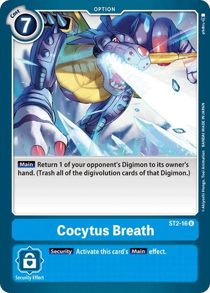 Image for Cocytus Breath (ST2-16 U) (Starter Deck 02: Cocytus Blue) - Digimon Card Game