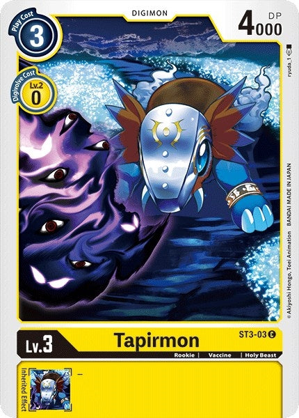 Image for Tapirmon (ST3-03 C) (Starter Deck 03: Heaven's Yellow) - Digimon Card Game