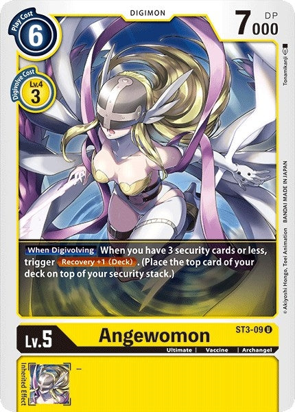 Image for Angewomon (ST3-09 U) (Starter Deck 03: Heaven's Yellow) - Digimon Card Game