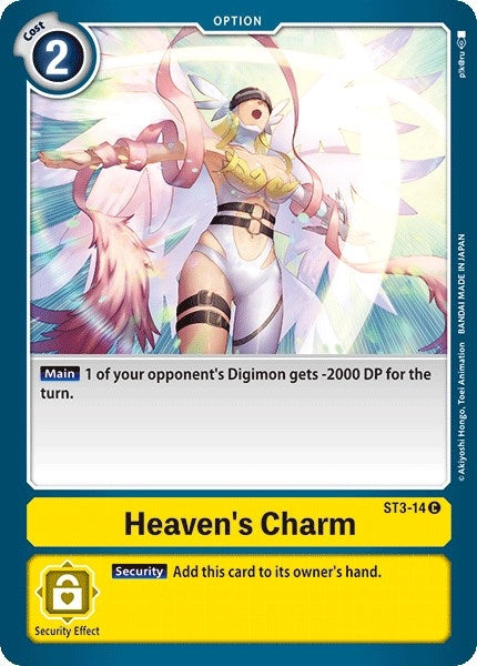 Image for Heaven's Charm (ST3-14 C) (Starter Deck 03: Heaven's Yellow) - Digimon Card Game