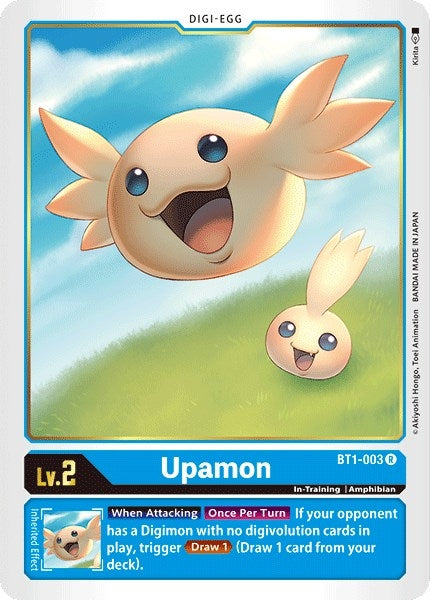 Image for Upamon - BT1-003 (BT1-003 R) (Release Special Booster 1.0) - Digimon Card Game