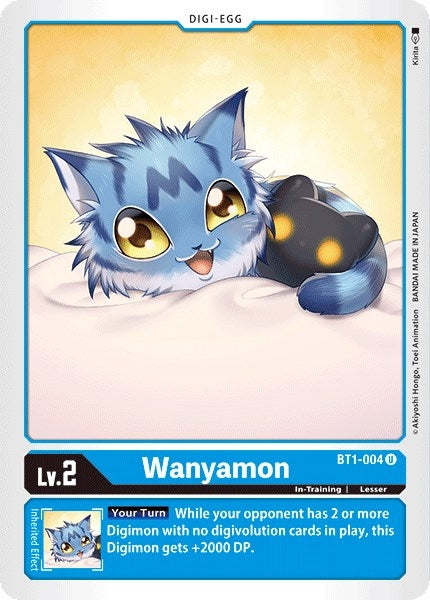 Image for Wanyamon (BT1-004 U) (Release Special Booster 1.0) - Digimon Card Game