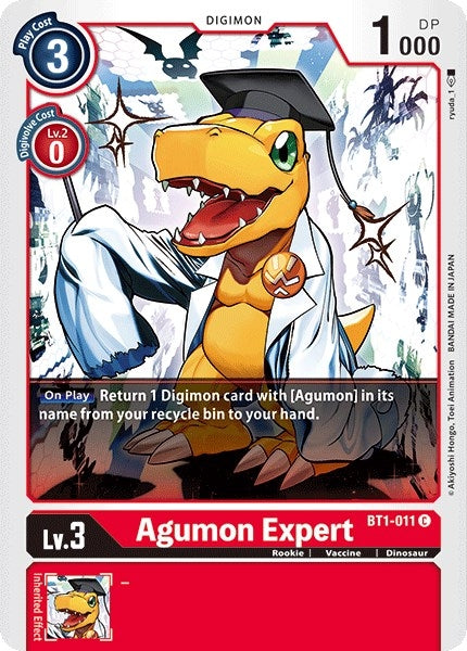 Image for Agumon Expert (BT1-011 C) (Release Special Booster 1.0) - Digimon Card Game