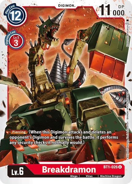 Image for Breakdramon (BT1-026 U) (Release Special Booster 1.0) - Digimon Card Game
