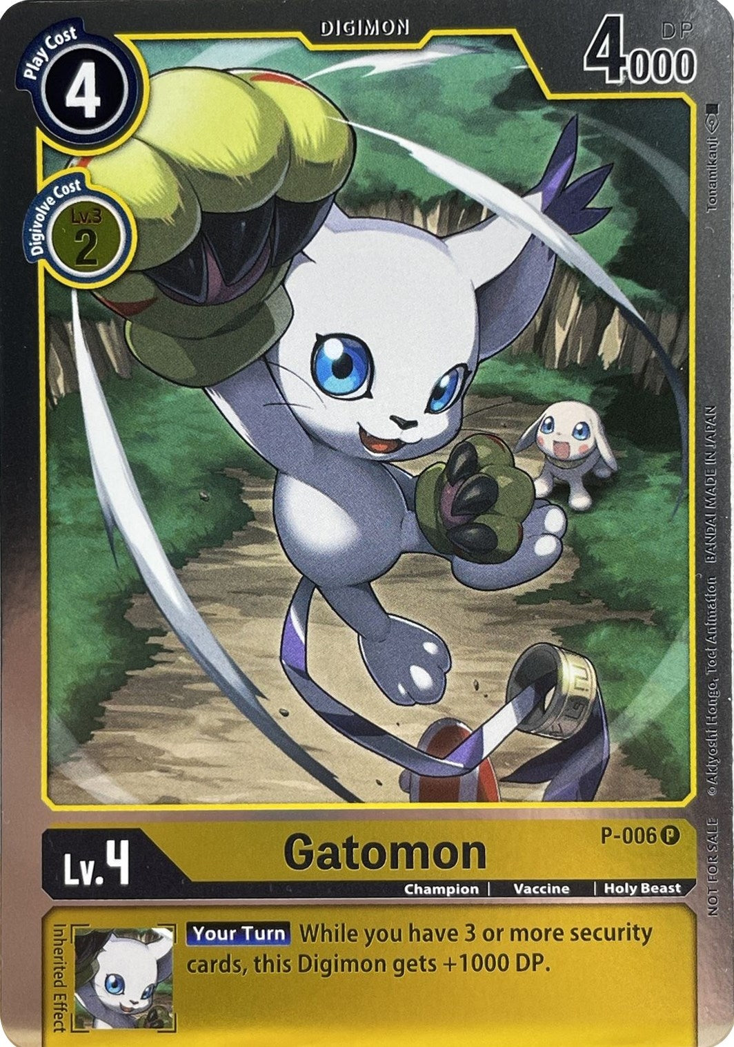 Image for Gatomon - P-006 (P-006 P) (Digimon Promotion Cards) - Digimon Card Game