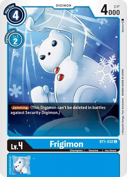 Image for Frigimon (BT1-032 C) (Release Special Booster 1.0) - Digimon Card Game