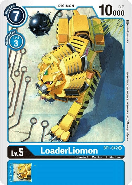 Image for LoaderLiomon (BT1-042 U) (Release Special Booster 1.0) - Digimon Card Game