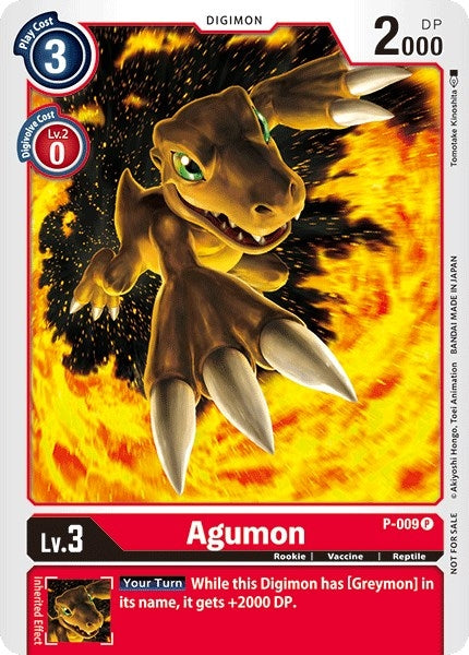 Image for Agumon - P-009 (P-009 P) (Digimon Promotion Cards) - Digimon Card Game