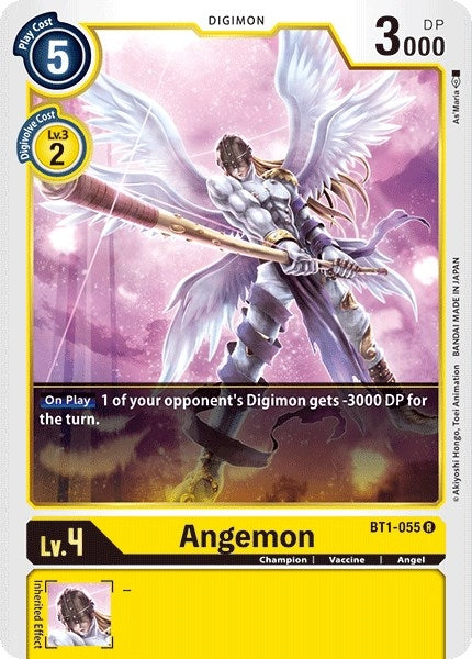 Image for Angemon - BT1-055 (BT1-055 R) (Release Special Booster 1.0) - Digimon Card Game