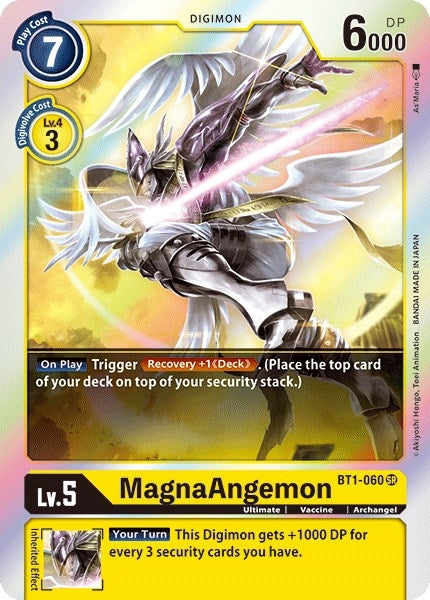 Image for MagnaAngemon - BT1-060 (BT1-060 SR) (Release Special Booster 1.0) - Digimon Card Game