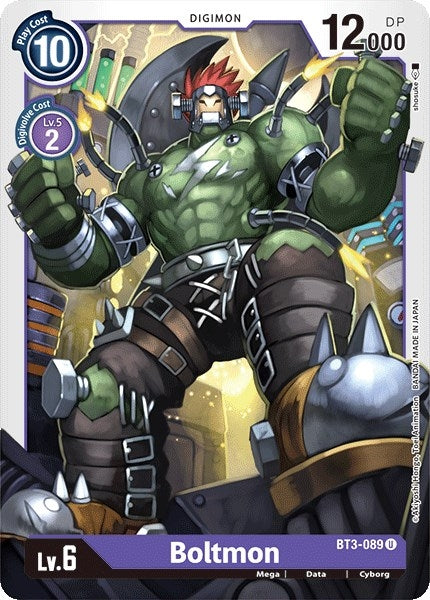 Image for Boltmon (BT3-089 U) (Release Special Booster 1.0) - Digimon Card Game