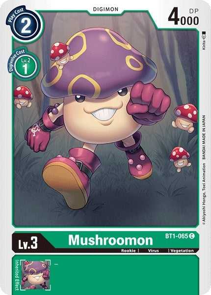 Image for Mushroomon (BT1-065 C) (Release Special Booster 1.0) - Digimon Card Game
