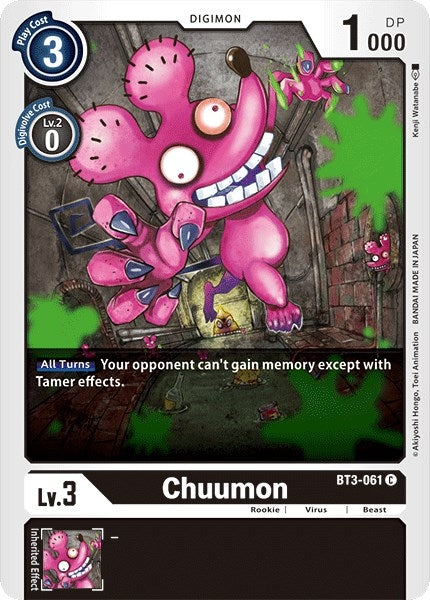 Image for Chuumon (BT3-061 C) (Release Special Booster 1.0) - Digimon Card Game