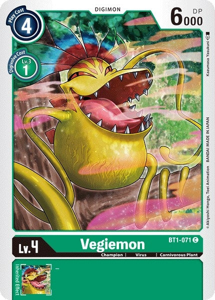 Image for Vegiemon (BT1-071 C) (Release Special Booster 1.0) - Digimon Card Game