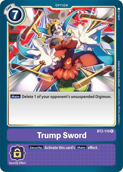 Image for Trump Sword (BT2-110 R) (Release Special Booster 1.0) - Digimon Card Game