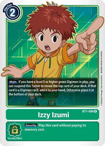 Image for Izzy Izumi (BT1-088 R) (Release Special Booster 1.0) - Digimon Card Game