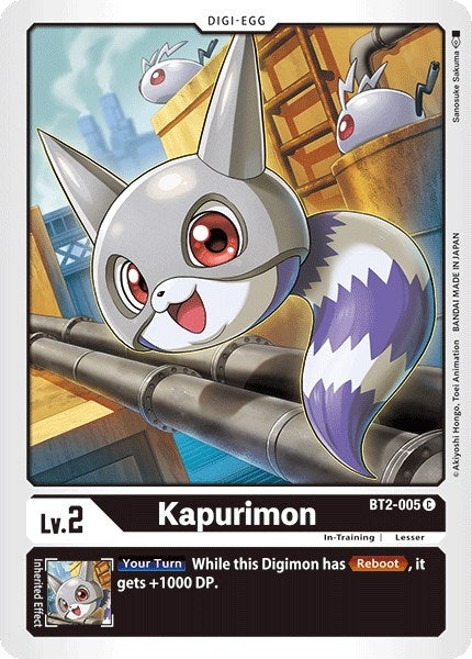 Image for Kapurimon (BT2-005 C) (Release Special Booster 1.0) - Digimon Card Game