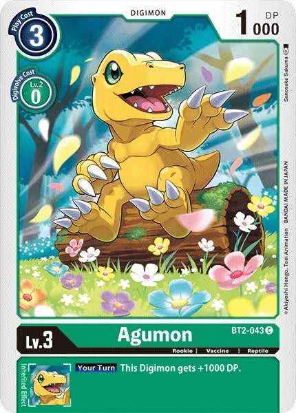 Image for Agumon - BT2-043 (BT2-043 C) (Release Special Booster 1.0) - Digimon Card Game