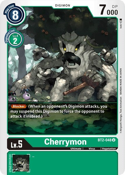 Image for Cherrymon (BT2-048 U) (Release Special Booster 1.0) - Digimon Card Game