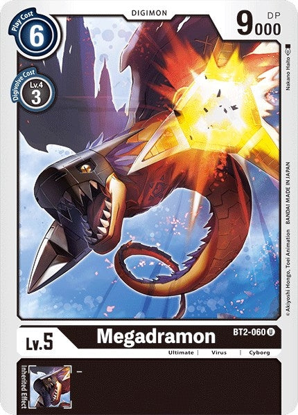 Image for Megadramon (BT2-060 U) (Release Special Booster 1.0) - Digimon Card Game