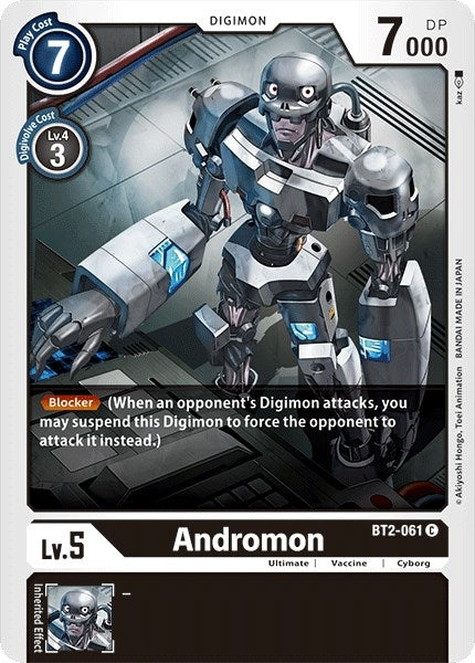 Image for Andromon (BT2-061 C) (Release Special Booster 1.0) - Digimon Card Game
