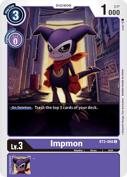 Image for Impmon (BT2-068 C) (Release Special Booster 1.0) - Digimon Card Game