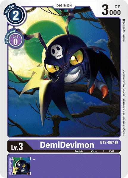 Image for DemiDevimon (BT2-067 U) (Release Special Booster 1.0) - Digimon Card Game