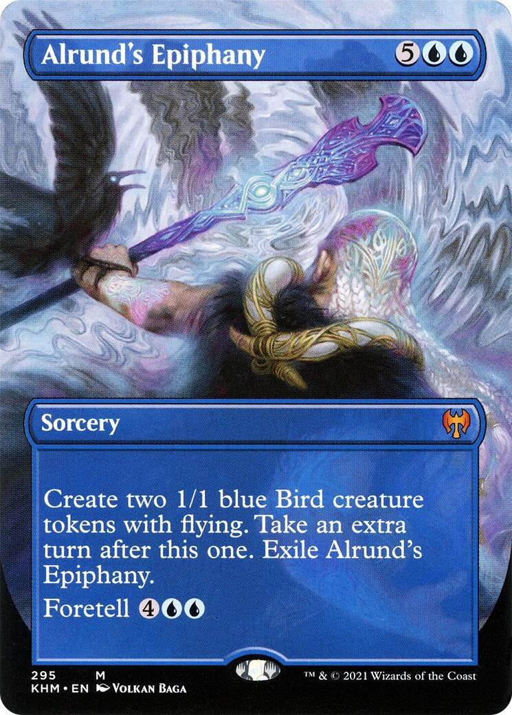 Image for Alrund's Epiphany (Borderless) (295) (Kaldheim) - Magic: The Gathering