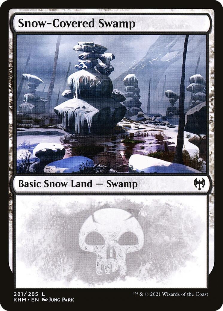 Image for Snow-Covered Swamp (281) (281) (Kaldheim) - Magic: The Gathering