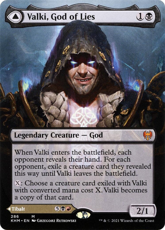 Image for Valki, God of Lies (Borderless) (286) (Kaldheim) - Magic: The Gathering