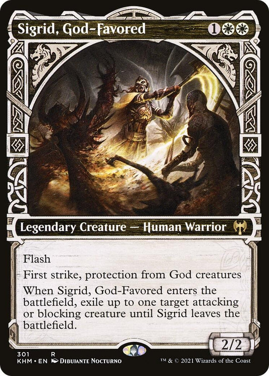 Image for Sigrid, God-Favored (Showcase) (301) (Kaldheim) - Magic: The Gathering