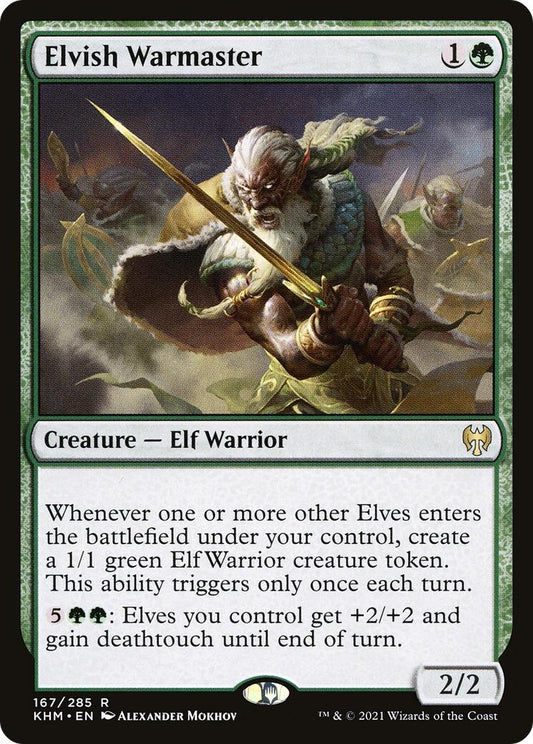 Image for Elvish Warmaster (167) (Kaldheim) - Magic: The Gathering